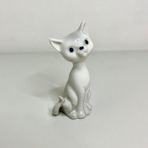 Vintage Otagiri Japan Glazed Ceramic Cat Figurine
